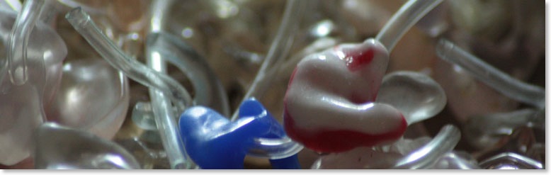 Assorted-donated-hearing-aid-moulds