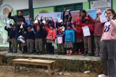 Ear screening camp in village, 2018