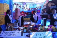 WHO International hearing day, some of nurses health education display