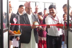 04 Cutting ribbon by Regional Administrator Kedar Bahadur Adhikari