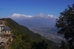 Machhapuchare (Fishtail) mountain seen from Sarangkot, PokharaP1130553